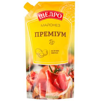 Shchedro Premium Mayonnaise 72% 500g