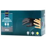 Metro Professional Black Nitrile Gloves M 100pcs