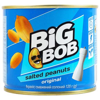 Арахис Big Bob жареный соленый ж/б 120г - купить, цены на Эпицентр FOOD - фото 2