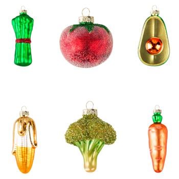Koopman Vegetables Christmas Tree Decoration in Assortment