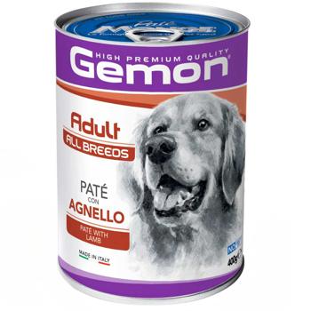 Корм вологий Gemon з ягням для дорослих собак всіх порід 400г - купити, ціни на Таврія В - фото 1