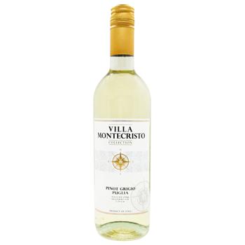 Villa Montecristo Pinot Grigio White Dry Wine 12% 0.75l