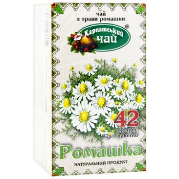 Karpatskyi Chay Chamomile Herbal Tea 1g*42pcs - buy, prices for - photo 2