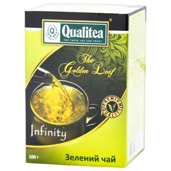 Чай зелений Qualitea великолистовий 100г - купити, ціни на Біотус - фото 1