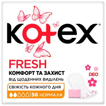 Kotex Fresh Deo Normal Plus Everyday Pads 56pcs