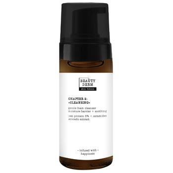 Beauty Derm Skin Fiction Foam for Washing Gentle with Oat Proteins and Ceramides 150ml