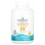 Рыбий жир Nordic Naturals Ultimate Omega 2X со вкусом лимона 2150мг 120 гелевых капсул