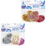 Набор воздушных шариков Шартико Сердце и шарик с принтом 3шт