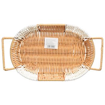 Wicker Fruit Bowl 29*19*4.5cm - buy, prices for - photo 2