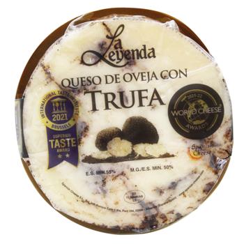 La Leyenda Sheep Cheese with Truffle 50% 190g