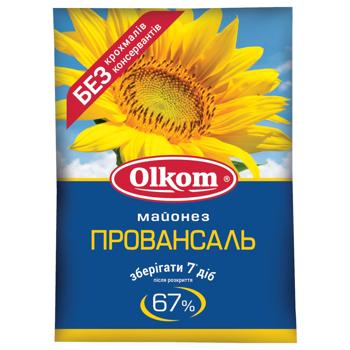 Olkom Provencal Mayonnaise 67% 450g - buy, prices for NOVUS - photo 1