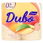 Dyvo Premio Aroma Peach 3-ply Toilet Paper 4pcs