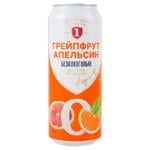 Пиво Перша Приватна Броварня Грейпфрут-Апельсин світле безалкогольне 0,5л