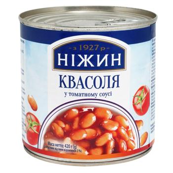 Фасоль Нежин в томатном соусе 420г - купить, цены на Эпицентр FOOD - фото 1
