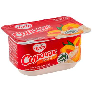 Десерт сирковий Чудо Персик 5% 100г - купити, ціни на КОСМОС - фото 2
