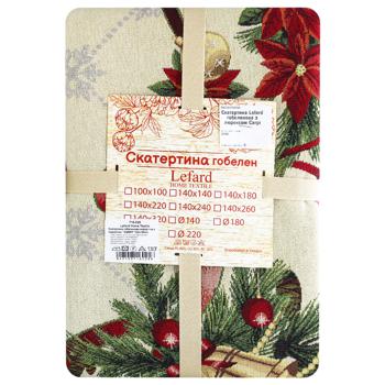 Lefard Carpi Tapestry Tablecloth with Lurex 140x180cm - buy, prices for - photo 1
