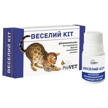 ProVET Vesely Kit Phytocomplex for Cats to Improve Urinary System Function 20ml + Syringe - buy, prices for MasterZoo - photo 1