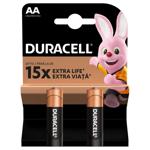 Батарейки Duracell AA лужні 2шт