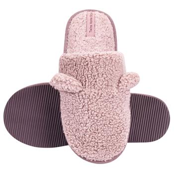 Twins Teddi HS 10442 Fur Pink Home Slippers Women's s.41 - buy, prices for Vostorg - photo 2