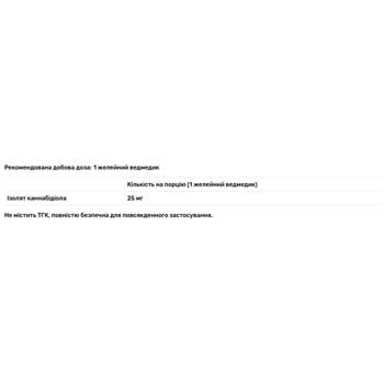 Biotus CBD Gummies Cherry Flavored Cannabidiol 25mg 30 chewables - buy, prices for Biotus - photo 2