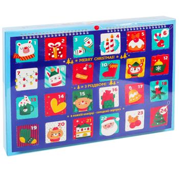 Набор сладостей новогодний Konti Рождественский календарь 251г - купить, цены на - фото 2