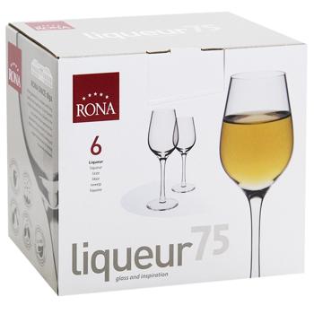 Набір келихів для лікеру Rona Universal 6шт 75мл - купити, ціни на ULTRAMARKET - фото 2