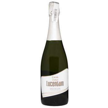 Sparkling wine xarel*lo Lucentum 12.5% 750ml glass bottle - buy, prices for COSMOS - photo 1
