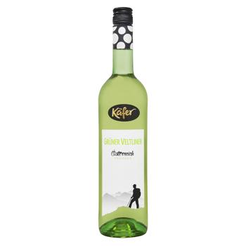 Kafer Gruner Veltiner White Dry Wine 11% 0.75l - buy, prices for - photo 1