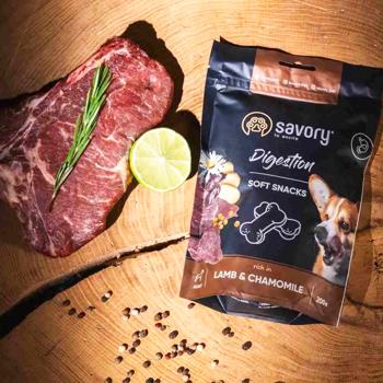 Savory Digestion Dog Snack with Lamb and Chamomile 200g - buy, prices for - photo 3