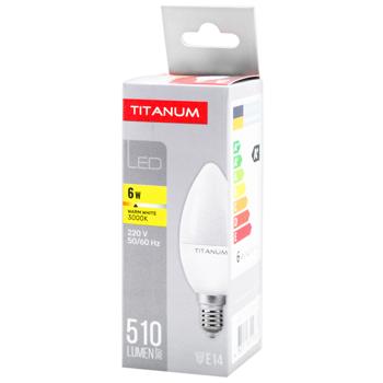 Titanum LED Lamp C37 6W E14 3000K - buy, prices for COSMOS - photo 1