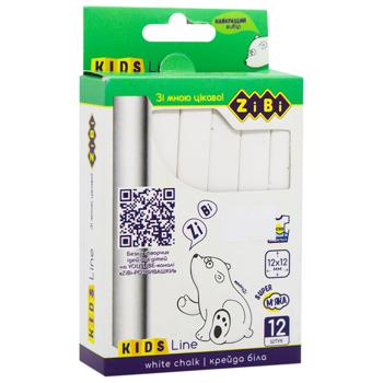 Крейда ZiBi Kids Line біла квадратна 12шт - купити, ціни на - фото 2