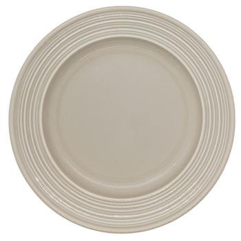 Тарелка десертная серая 20см 955-79-64604 - купить, цены на Таврия В - фото 1