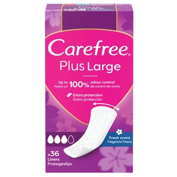 Прокладки ежедневные Carefree Plus Large Fresh 36шт - купить, цены на NOVUS - фото 1