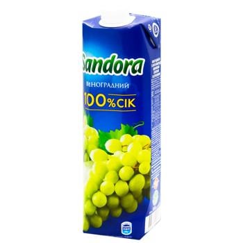 Sandora White Grapes Juice 0.95l - buy, prices for MegaMarket - photo 1