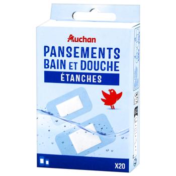 Пластырь Auchan водонепроницаемый 20шт - купить, цены на Auchan - фото 1