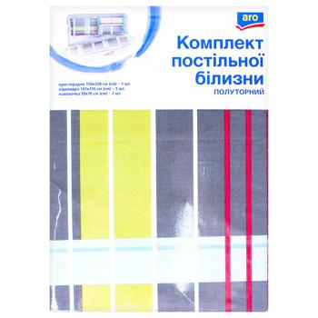 Комплект постільної білизни Aro полуторний - купити, ціни на METRO - фото 1