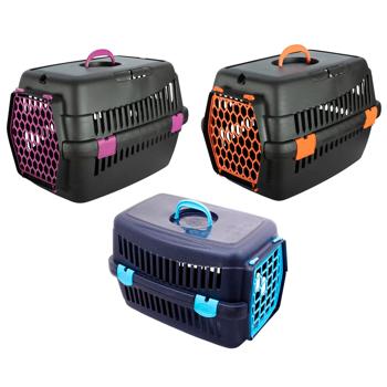SGbox Carrying Container for Dogs and Cats Up to 12kg 39x55x36.5cm Black - buy, prices for MasterZoo - photo 1