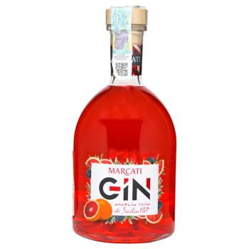 Джин Marcati Сицилійський черв. апельсин 0,7л 42% (Італія) - купить, цены на КОСМОС - фото 1