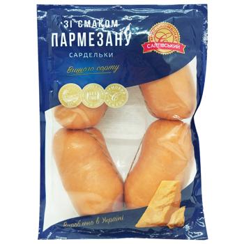 Saltivsky Miasokombinat Sausages with Parmesan Flavor High Grade - buy, prices for Tavria V - photo 1