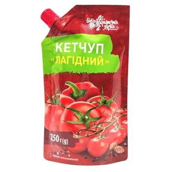 Кетчуп Українська Зірка Лагідний 250г - купить, цены на - фото 1