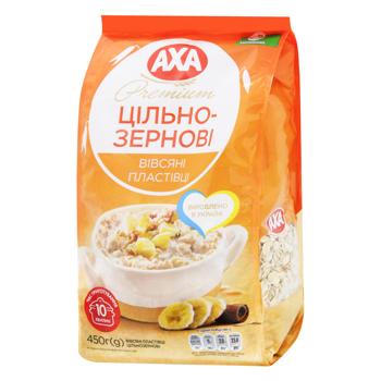 Хлопья овсяные AXA Premium цельнозерновые 450г - купить, цены на МегаМаркет - фото 1
