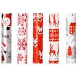 New Year's Gift Wrapping Paper 200x70cm in assortment