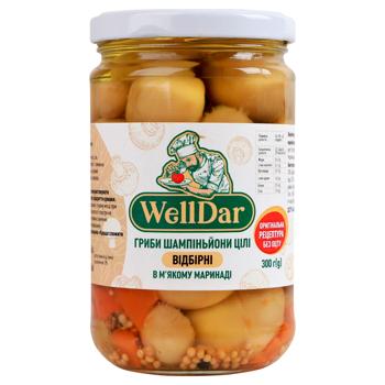 WellDar Whole Selected Champignons in Soft Marinade 300g - buy, prices for - photo 2