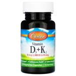 Carlson Labs Vitamins D3 and K2 30 capsules