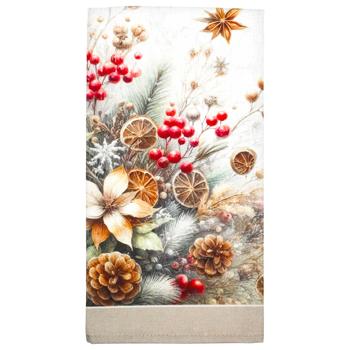 Полотенце Homeline Праздничное 45х60см в ассортименте - купить, цены на METRO - фото 3