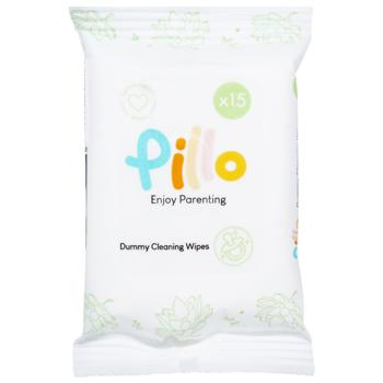 Серветки PILLO для очищення пустушок 15шт. И006 (Італія) - купити, ціни на КОСМОС - фото 1