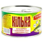 Gospodarochka Black Sea Sprat in Tomato Sauce 240g