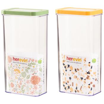 Контейнер Herevin Storage Canister Green-Peach 3л