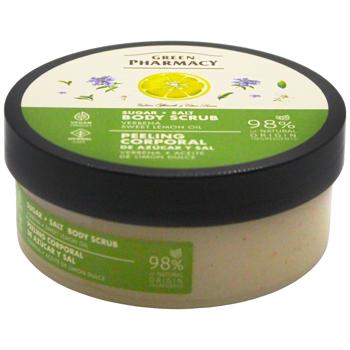 Green Pharmacy Verbena and Sweet Lemon Oil Sugar and Salt Body Scrub 200ml - buy, prices for COSMOS - photo 1