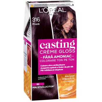 L'Oreal Paris Casting Cream Gloss №316 Dark Purple Ammonia Free Hair Dye - buy, prices for Ideal - photo 5